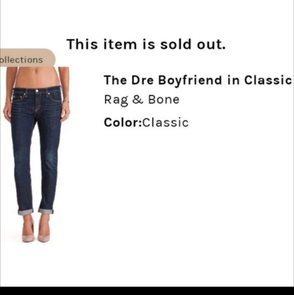 RECYCLED EUC rag & bone The Dre Jean